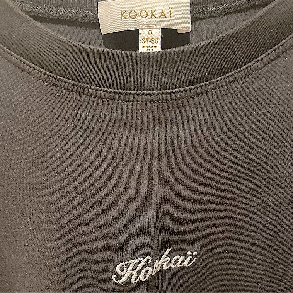 Two Kookai Cropped Tees - Picture 3 of 4